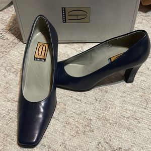 Navy Short Heels